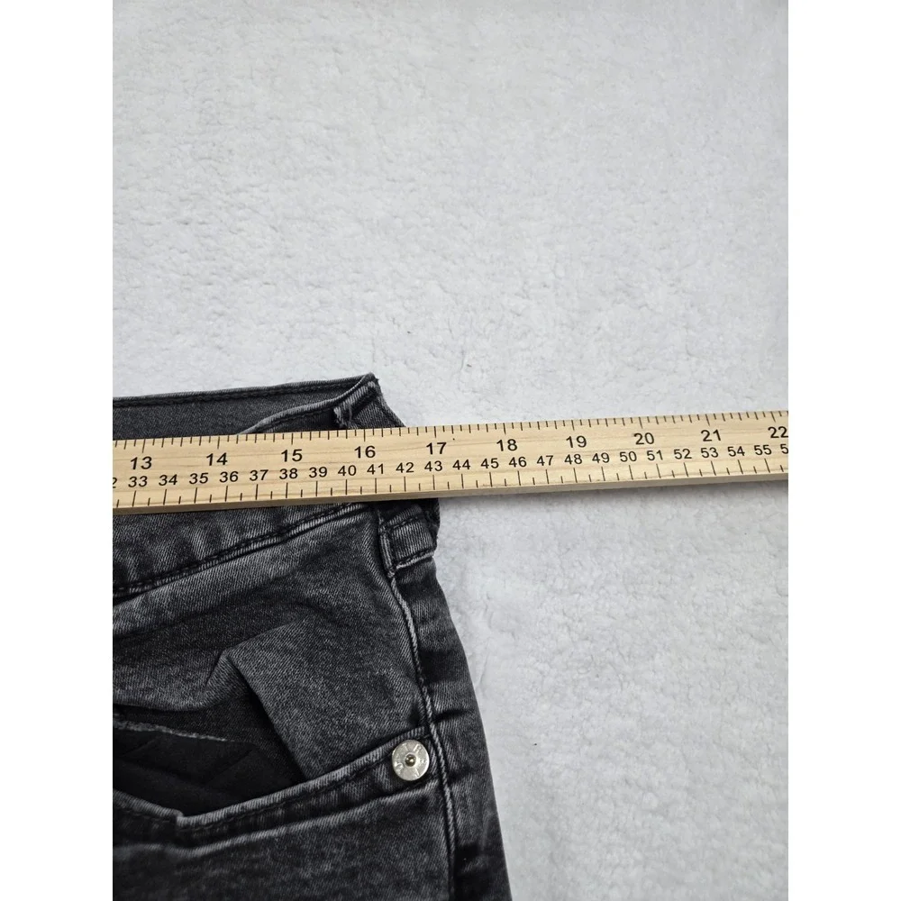 True Religion Mens Jeans‎ Size 34 x 33 Rocco Relaxed Skinny Black washed